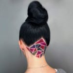 Women’s Undercut Pattern Hairstyle